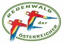 © Verein Regenwald der Österreicher Logo Regenwald der Österreicher mit 2 Roten Aras